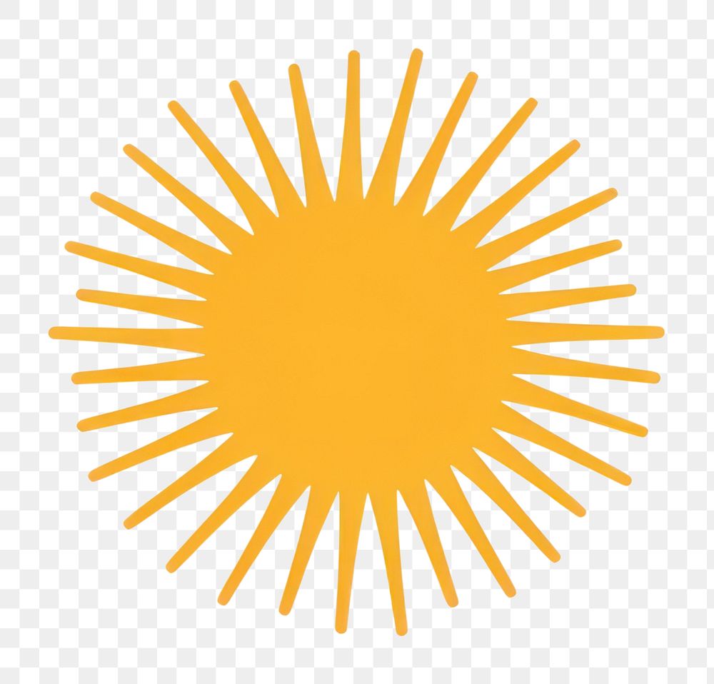 PNG Sun icon shape logo asteraceae.
