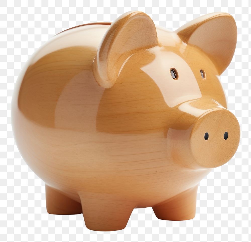 PNG Piggy bank mammal white background representation. AI generated Image by rawpixel.