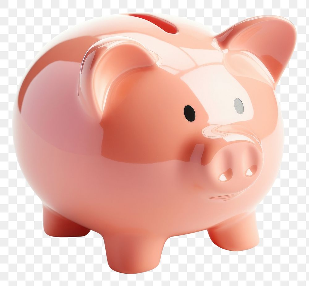 PNG Piggy bank white background representation investment. AI generated Image by rawpixel.