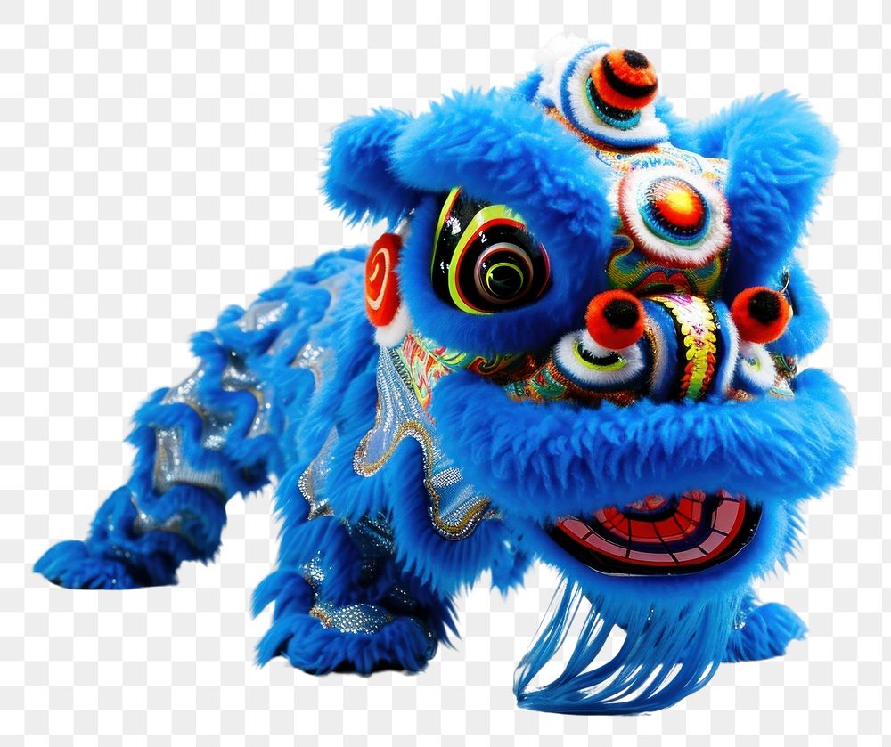 PNG Chinese new year blue toy chinese new year.