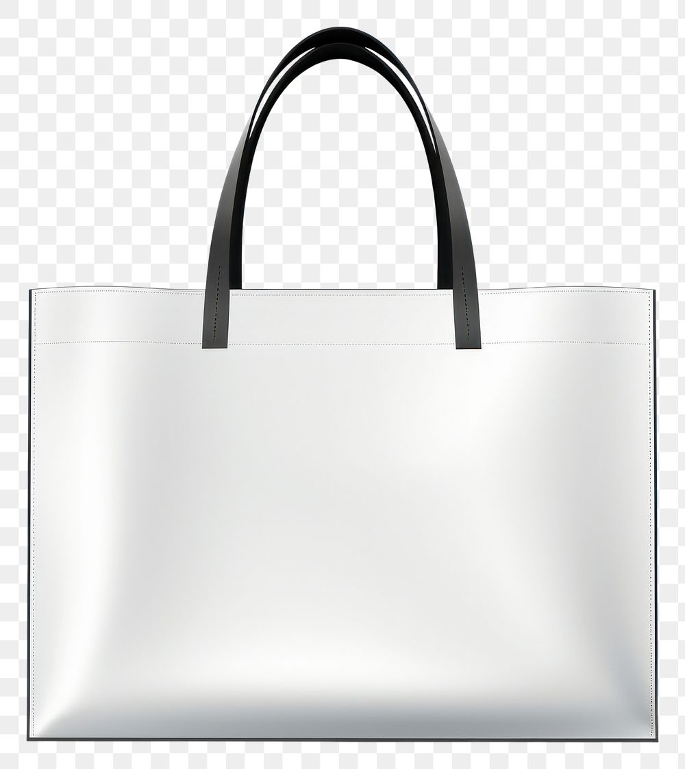 PNG Tote bag handbag handle white background. AI generated Image by rawpixel.