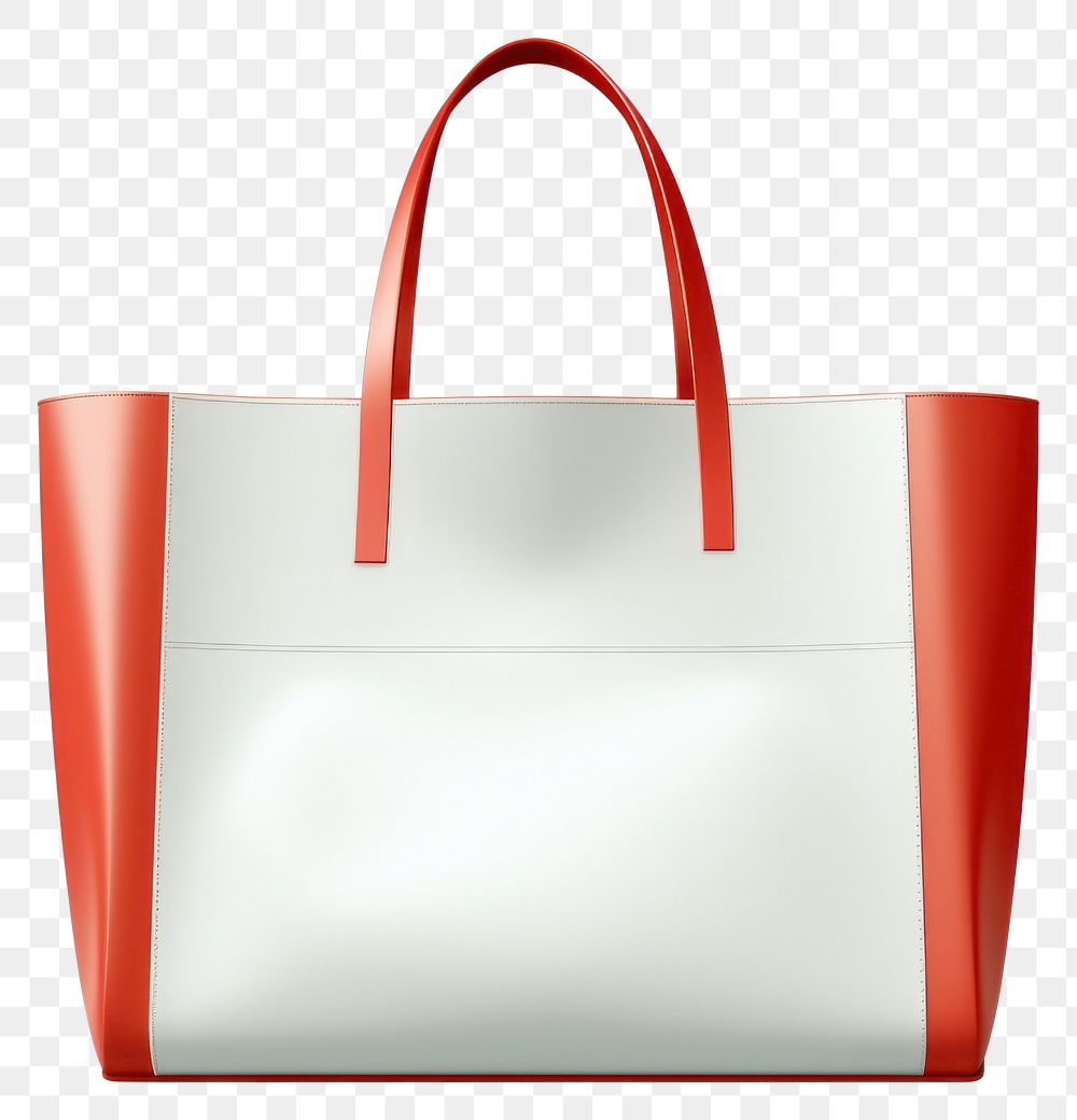 PNG Tote bag handbag white background accessories. AI generated Image by rawpixel.