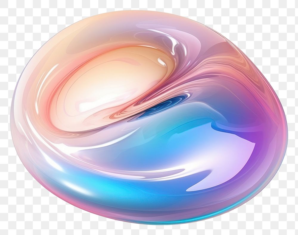 PNG Glass liquid round blob sphere shape white background.