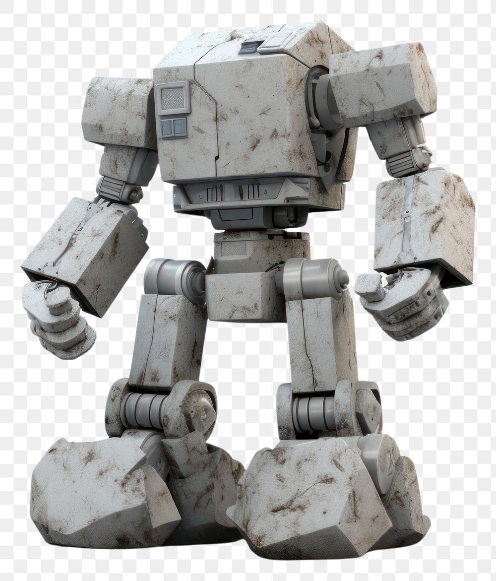 PNG Robot white background architecture sculpture.