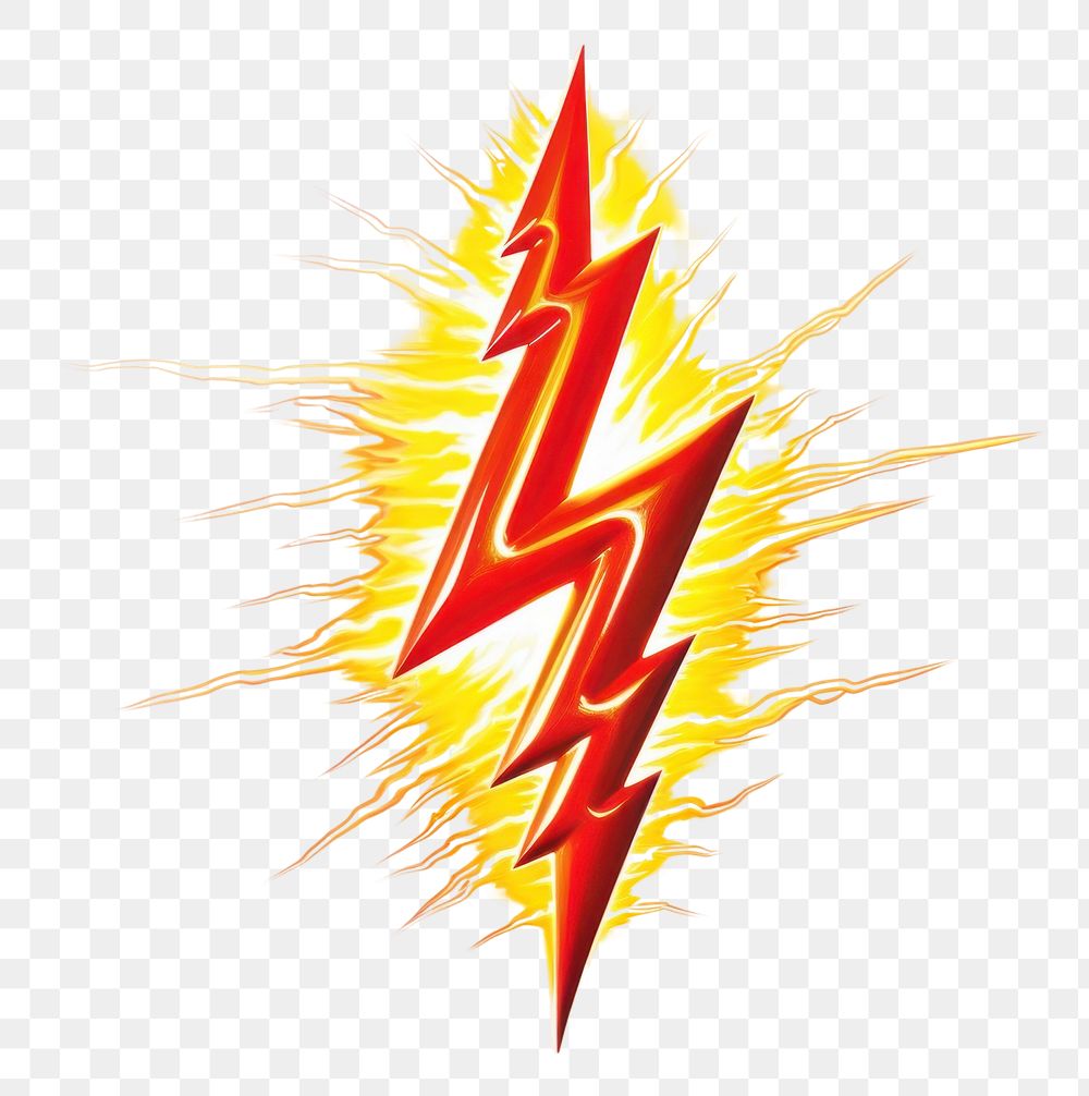 PNG A Thunder bolt isolated on clear solid background thunder logo thunderstorm.