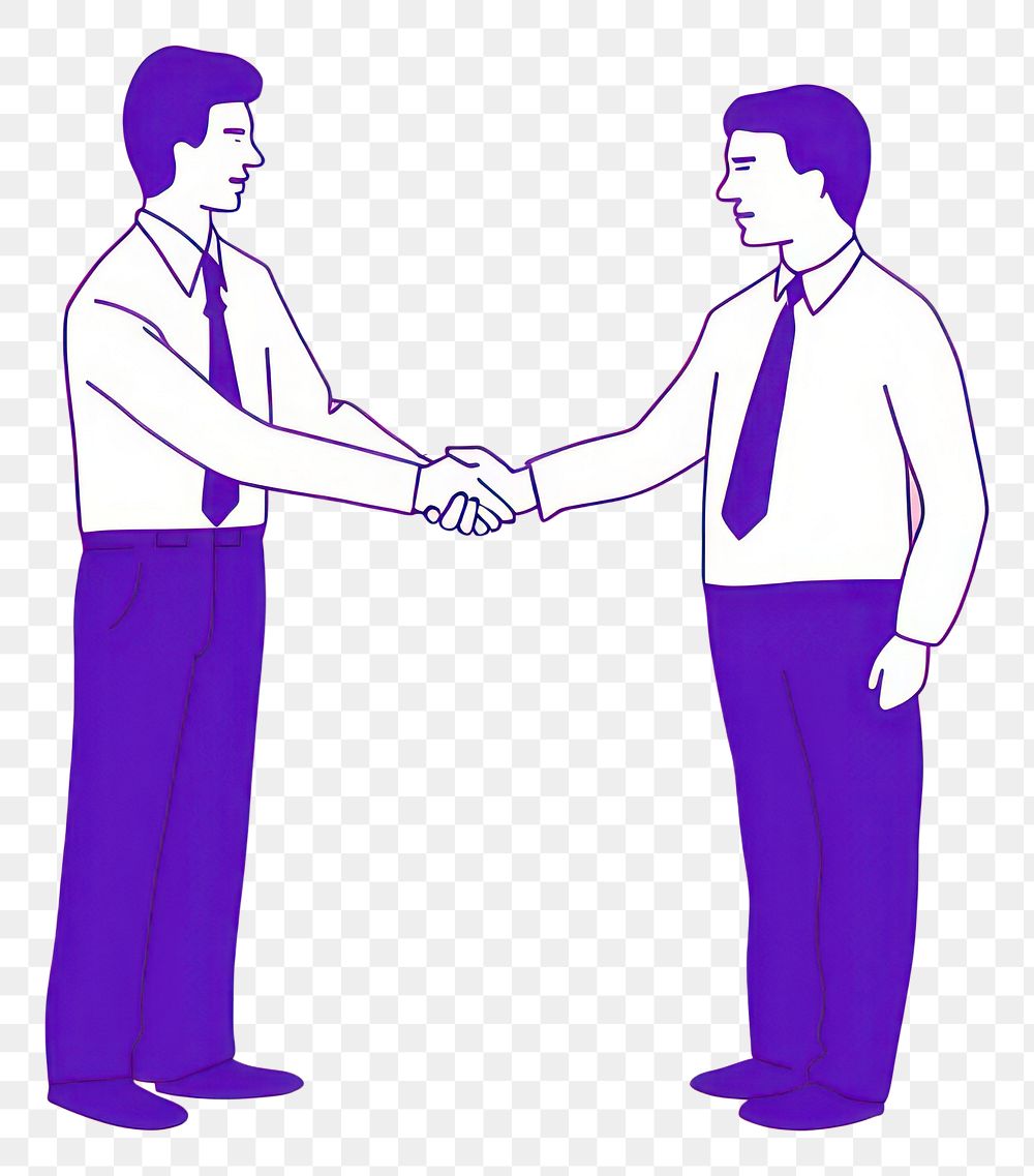 PNG  2 man handshakes adult togetherness cooperation.