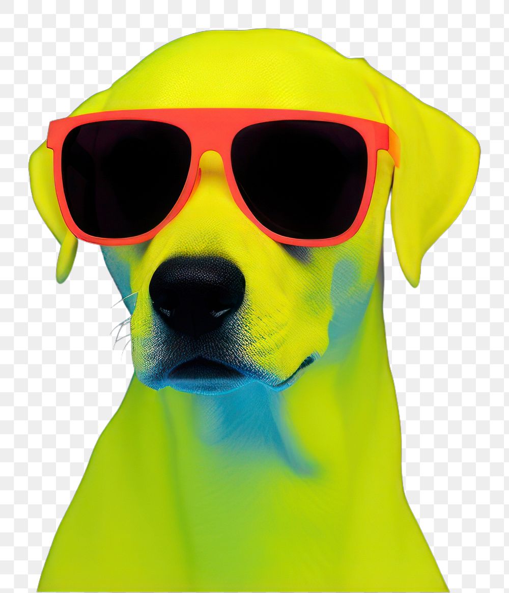 PNG  Dog wearing a sun glasses dog sunglasses animal.