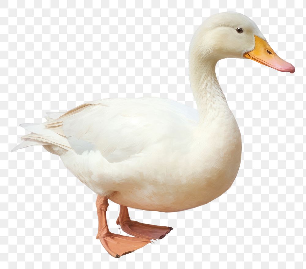 PNG White duck animal goose bird.