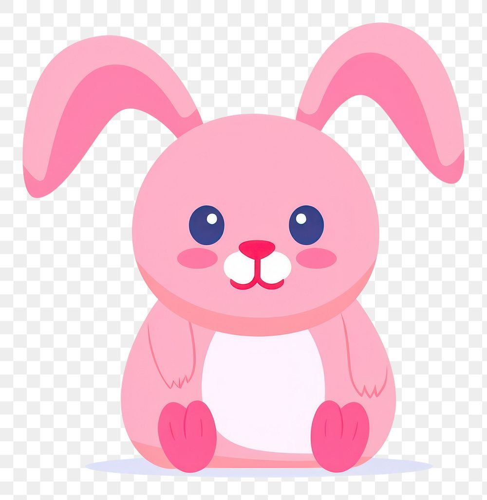 PNG Bunny plush cute toy.