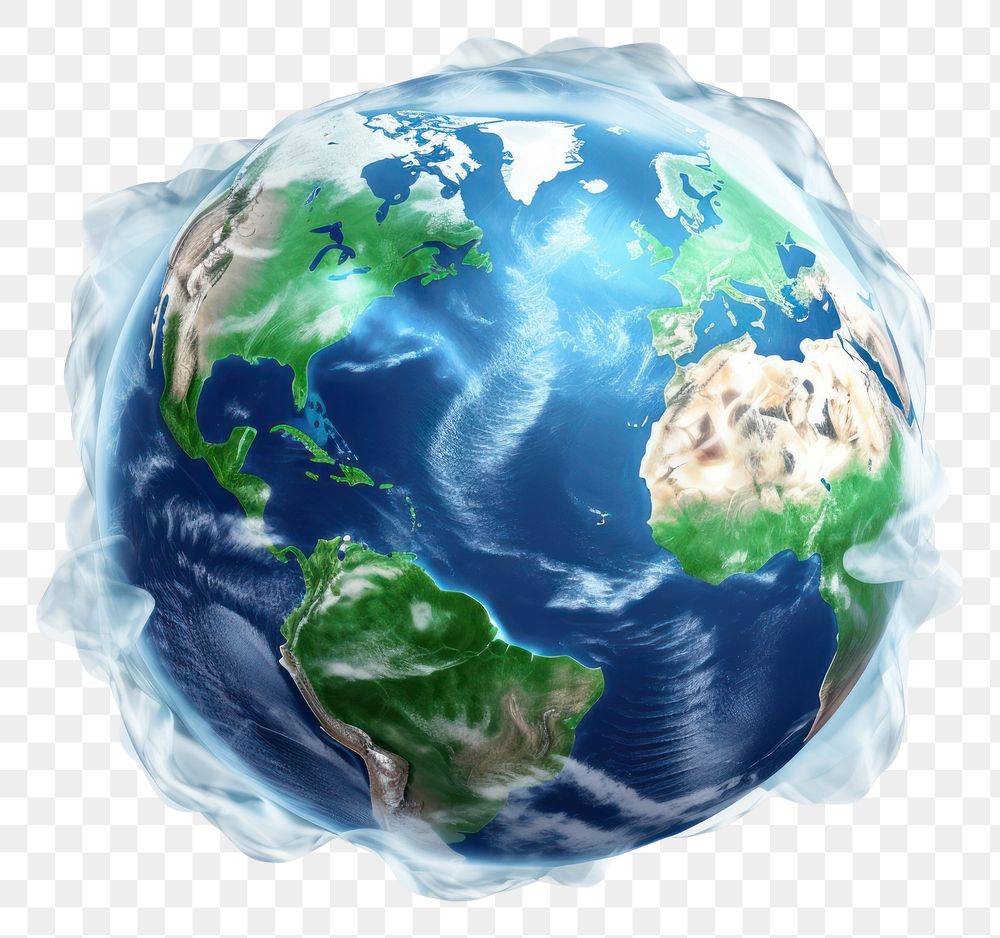 PNG Earth planet space globe.