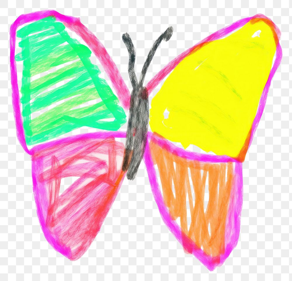 PNG Butterfly drawing sketch white background.