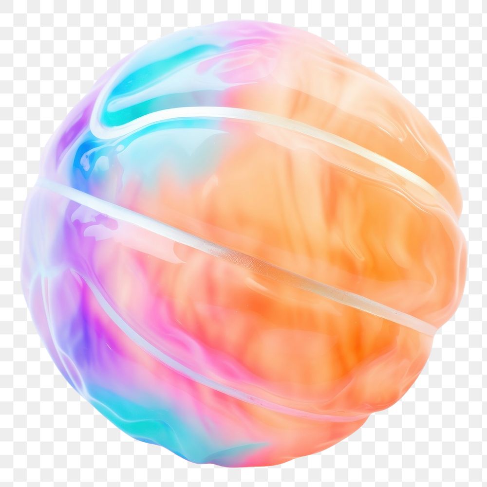 PNG Basketball abstract sphere refraction.