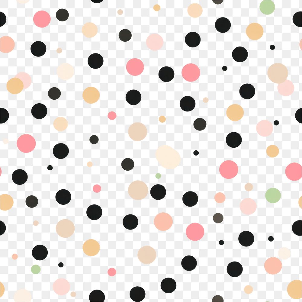 PNG  Polka dot pattern backgrounds abstract confetti. AI generated Image by rawpixel.