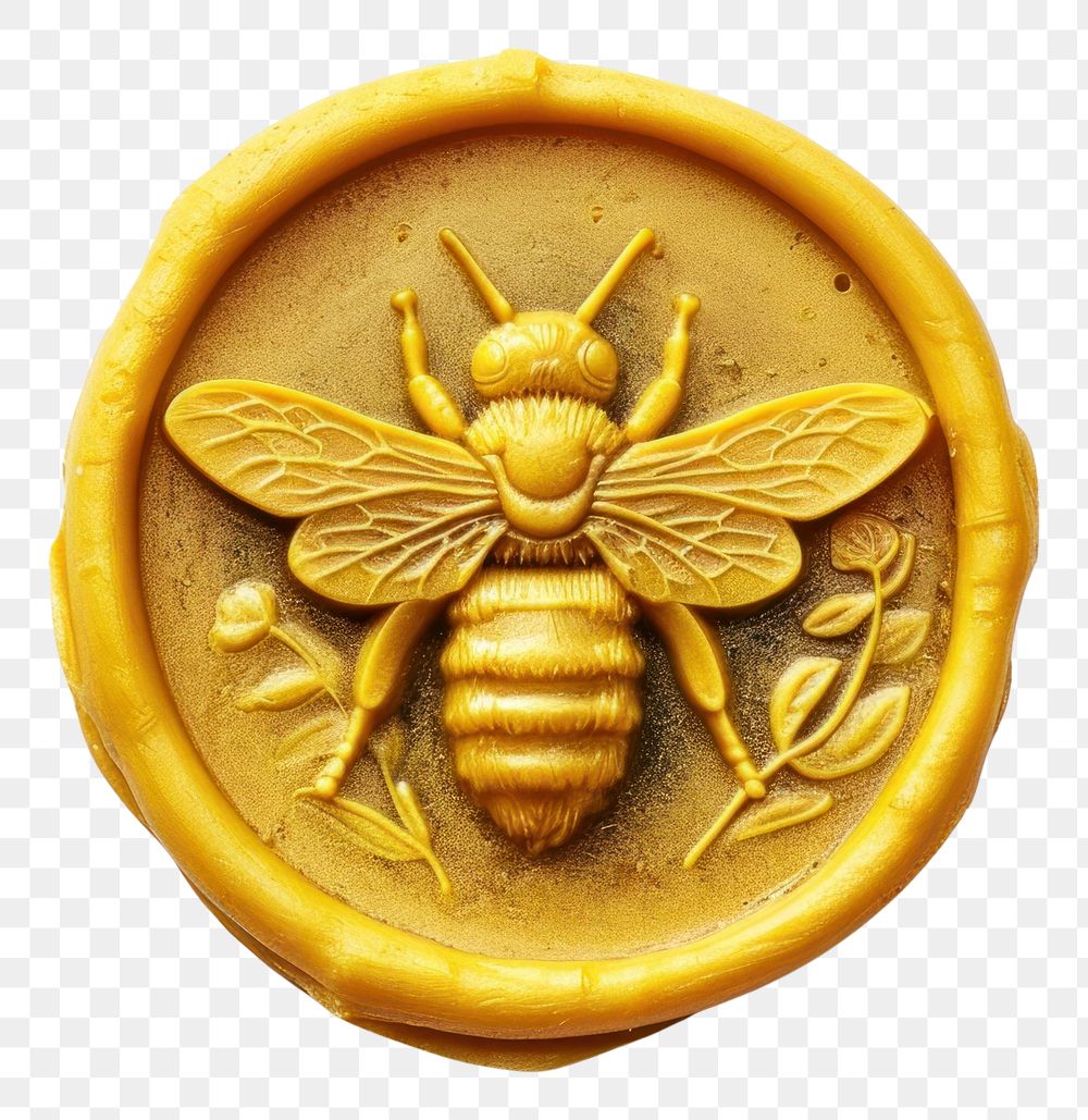 PNG  Seal Wax Stamp bees insect animal hornet.