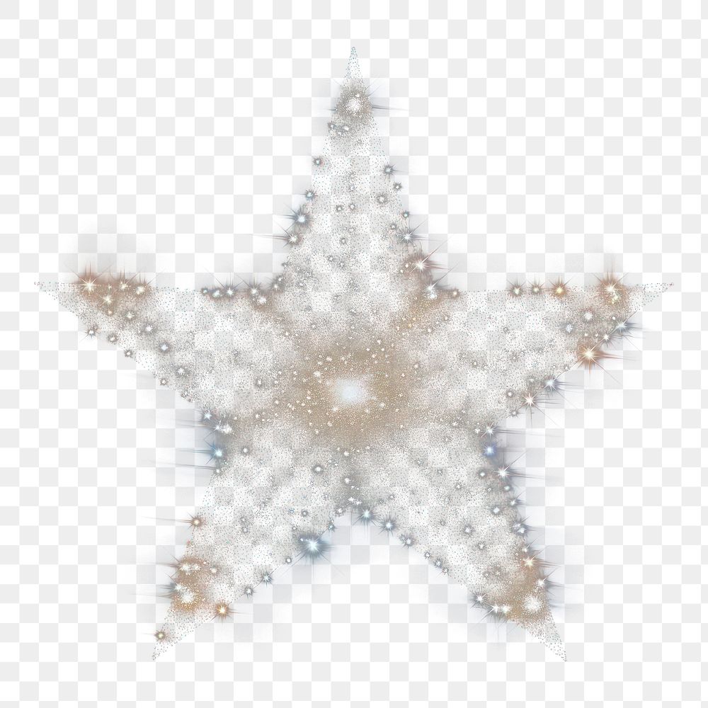 PNG  Star shape nature illuminated celebration. AI generated Image by rawpixel.
