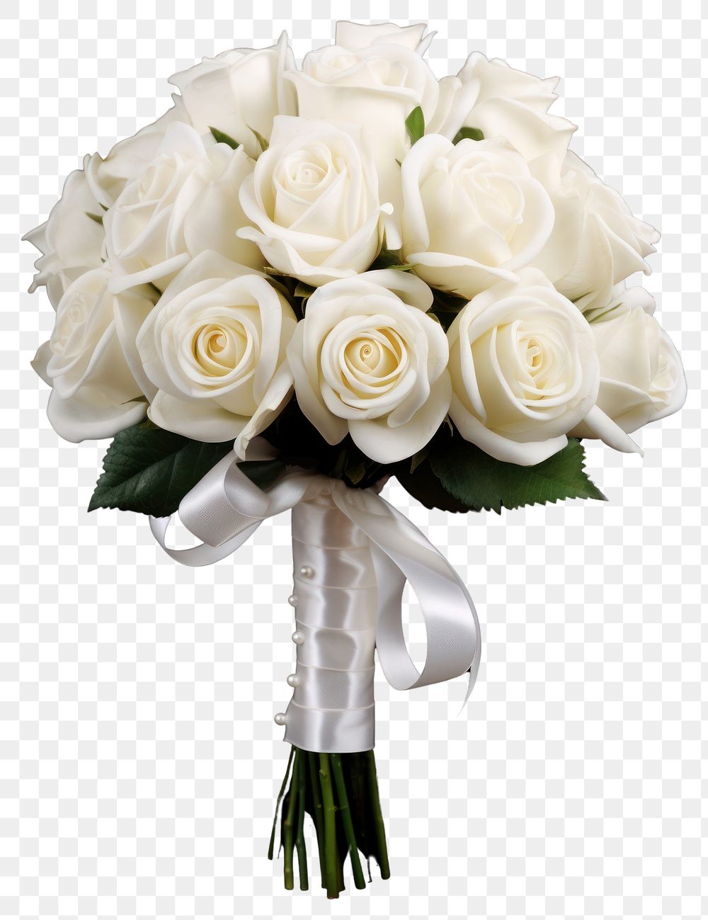 PNG  White rose bouquet wedding flower plant. AI generated Image by rawpixel.