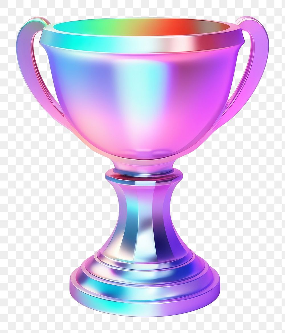 PNG Trophy achievement glowing circle.