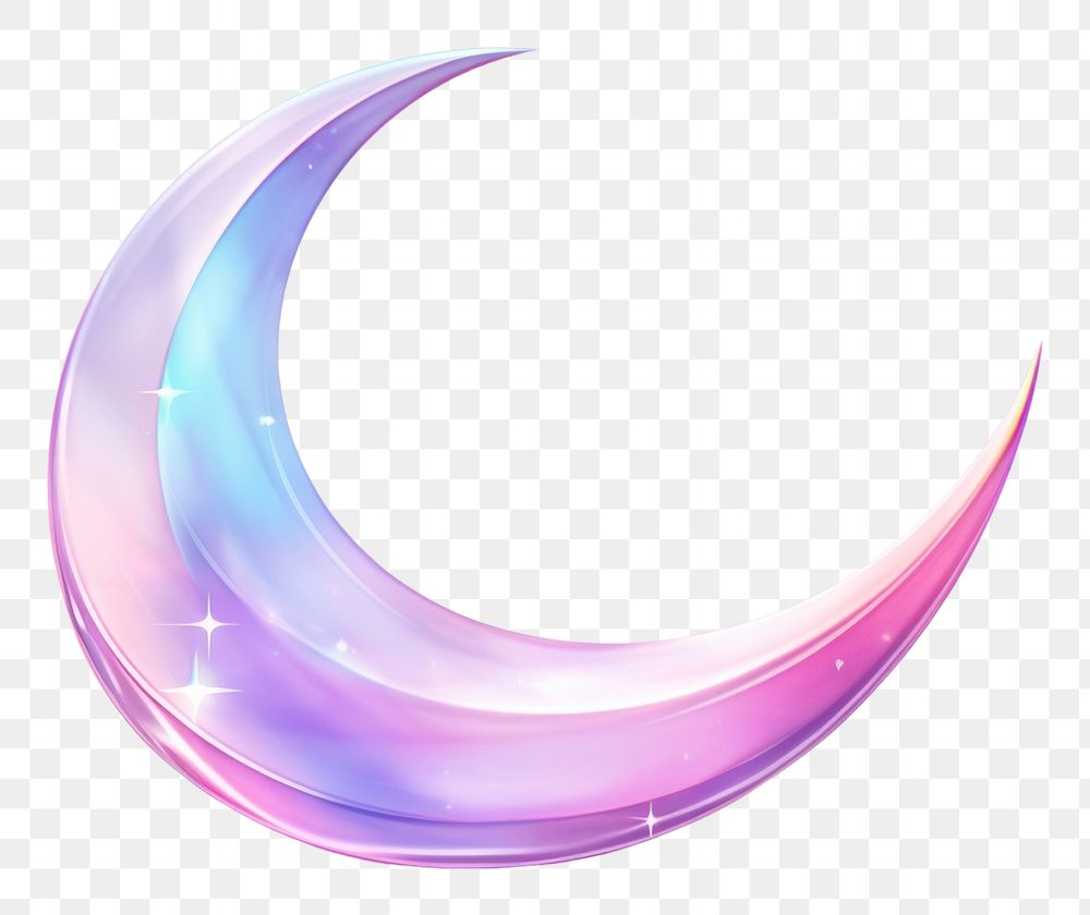PNG  Crescent moon astronomy nature purple.