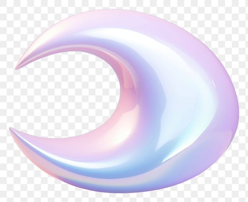 PNG  Pastel crescent moon night light text.