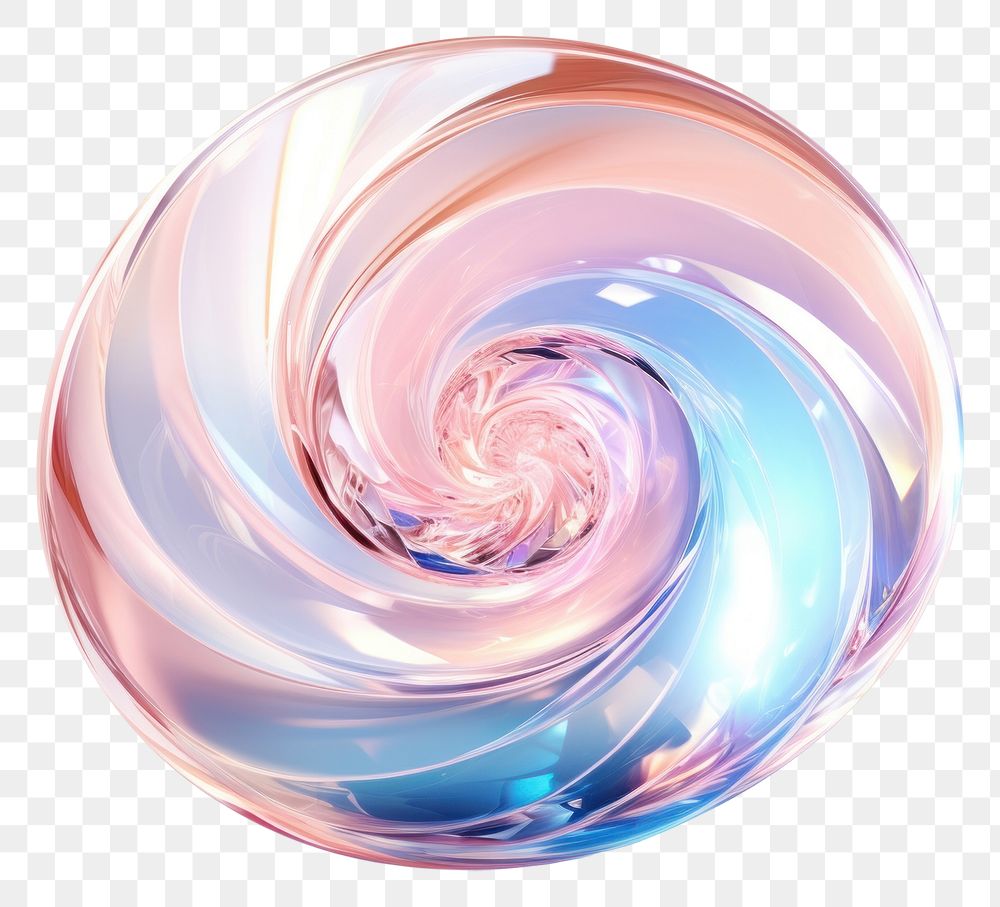 PNG Pastel spiral geometric sphere accessories creativity.