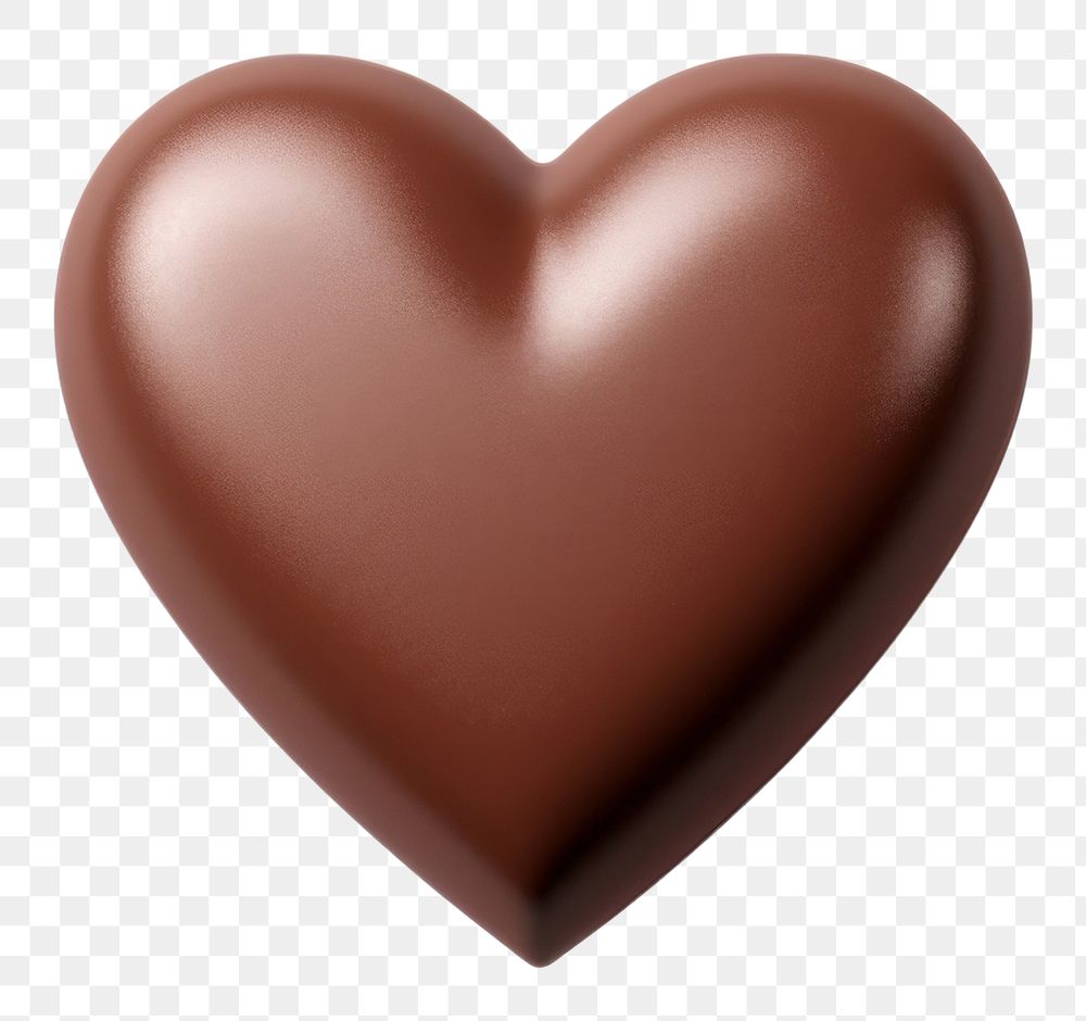 PNG  Heart chocolate white background medication