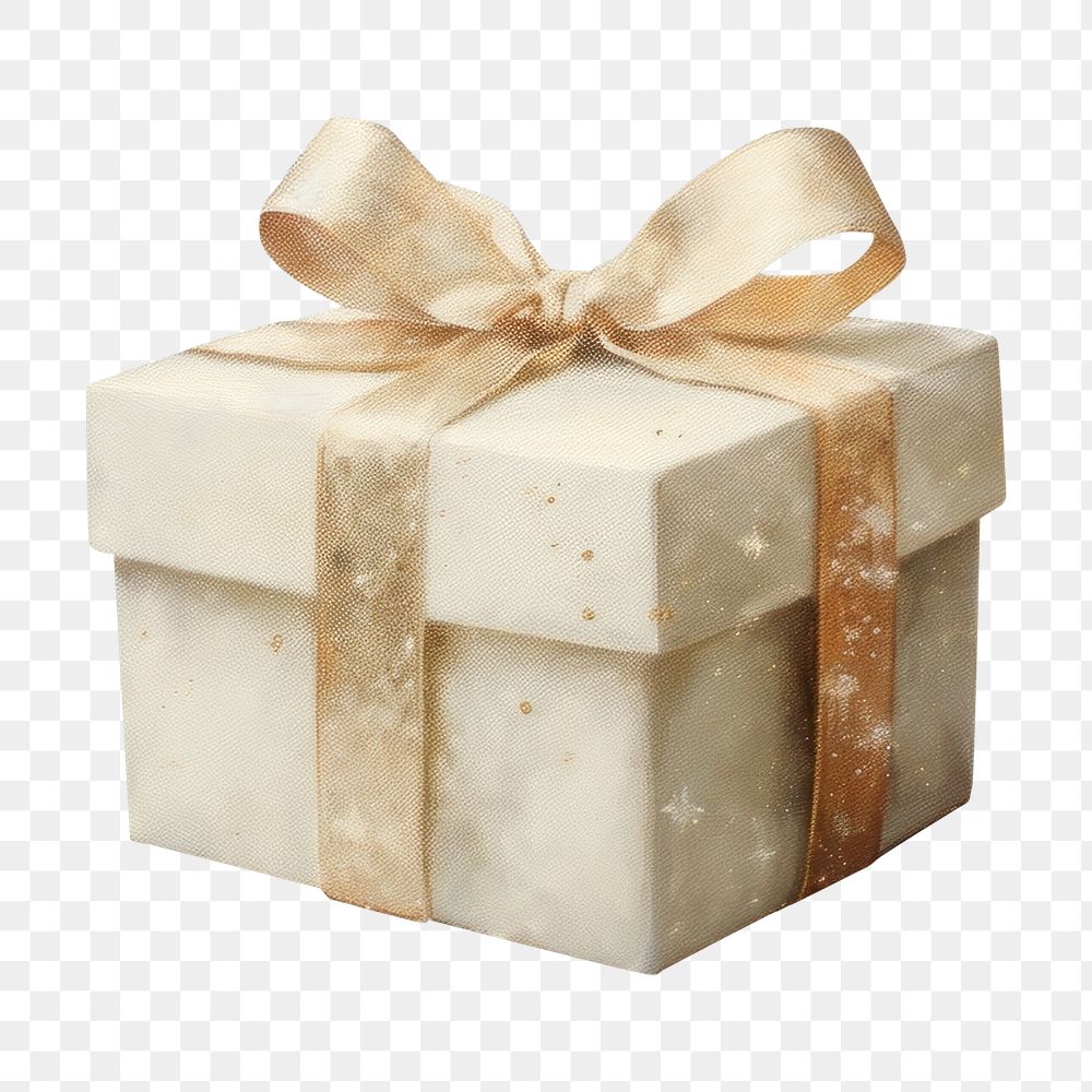 PNG  White gift box celebration surprise present. AI generated Image by rawpixel.