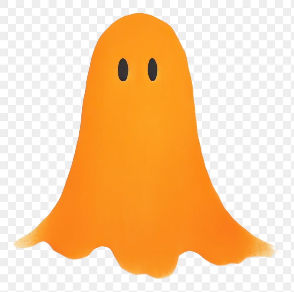 PNG  Halloween ghost anthropomorphic representation celebration.