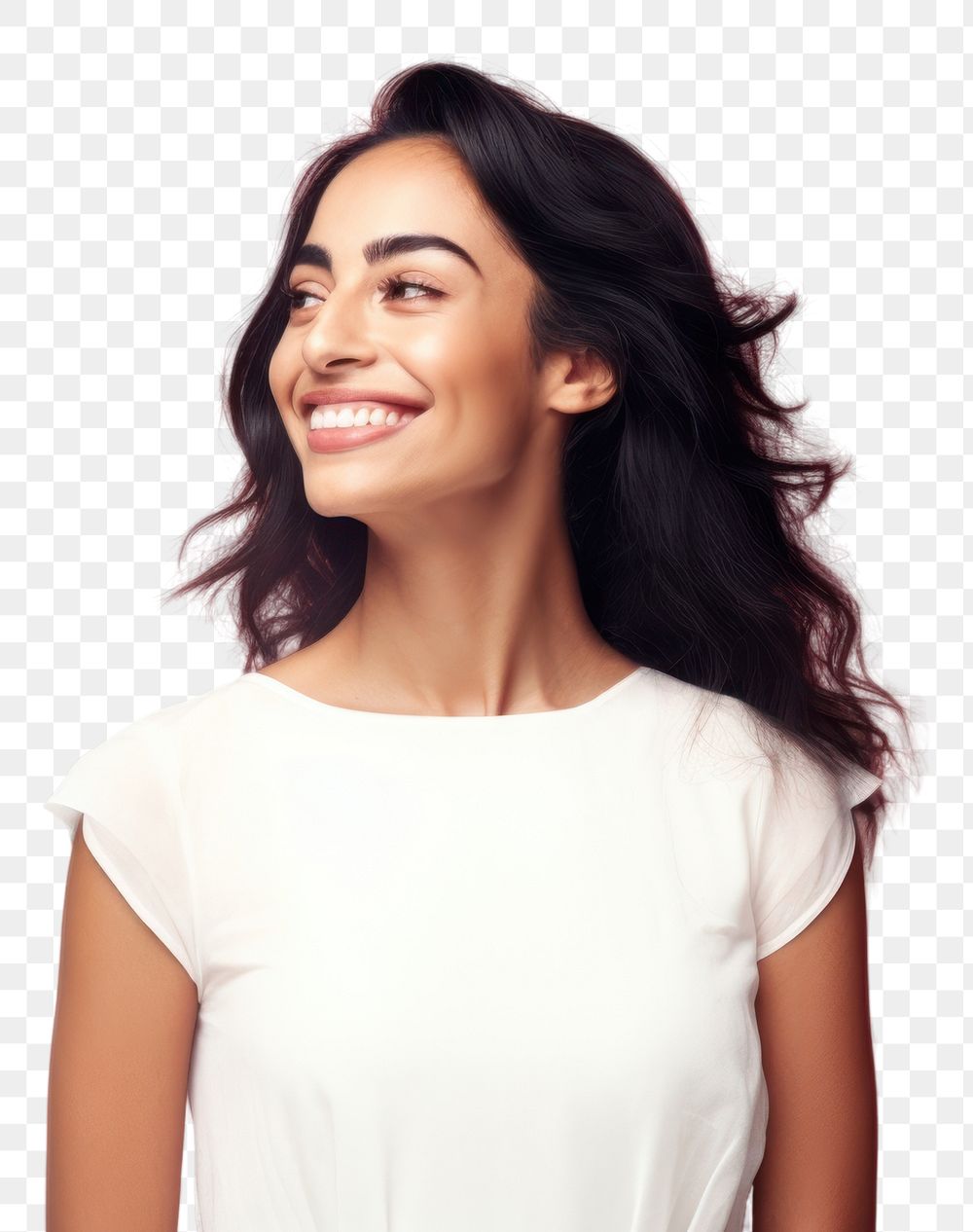 PNG  Happy veitnam woman laughing smile adult. AI generated Image by rawpixel.