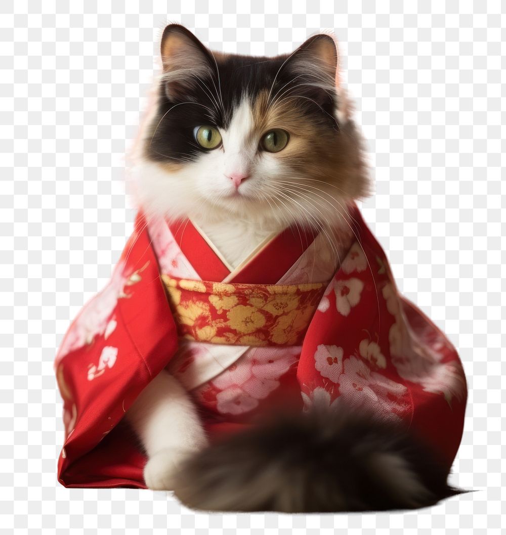PNG  Japanese cat animal mammal pet. AI generated Image by rawpixel.