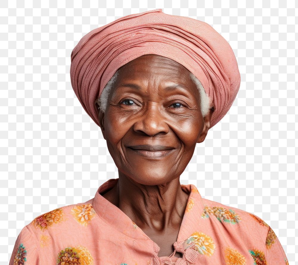 PNG Afican Grandmother suprised face portrait photography adult.