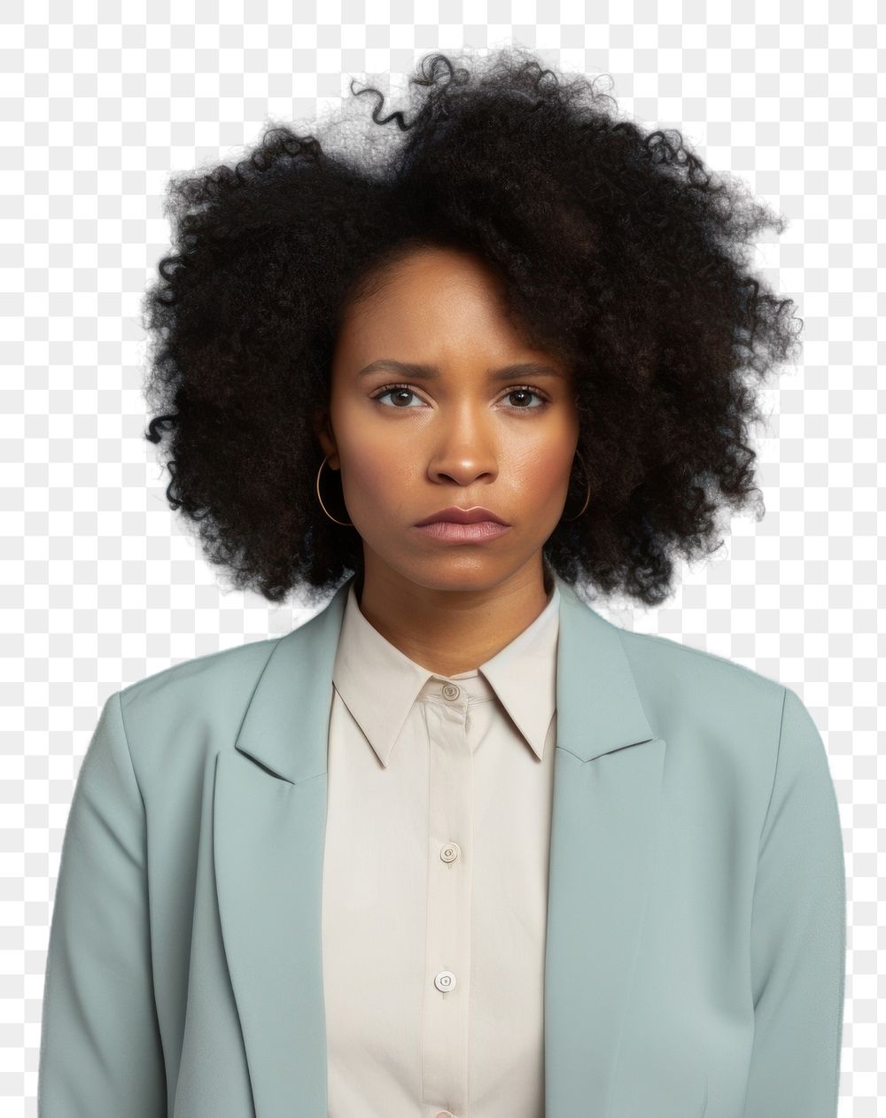 PNG Black businesswoman sad face portrait photography adult.