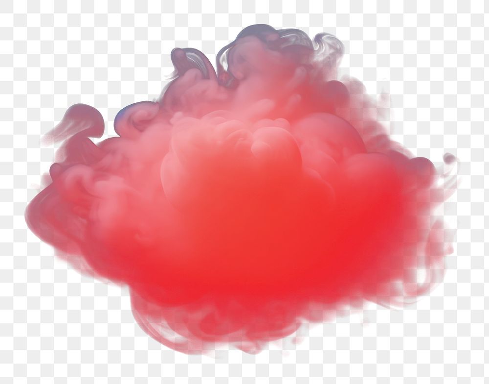 PNG Red pastel circle smoke black background invertebrate. AI generated Image by rawpixel.