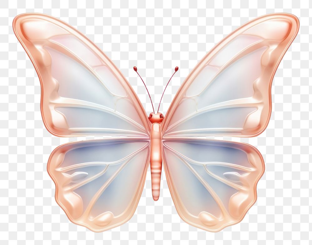 PNG  Butterfly animal white background accessories.