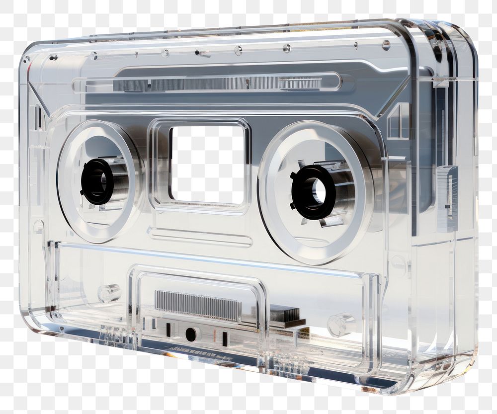 PNG  Cassette tape white background electronics technology