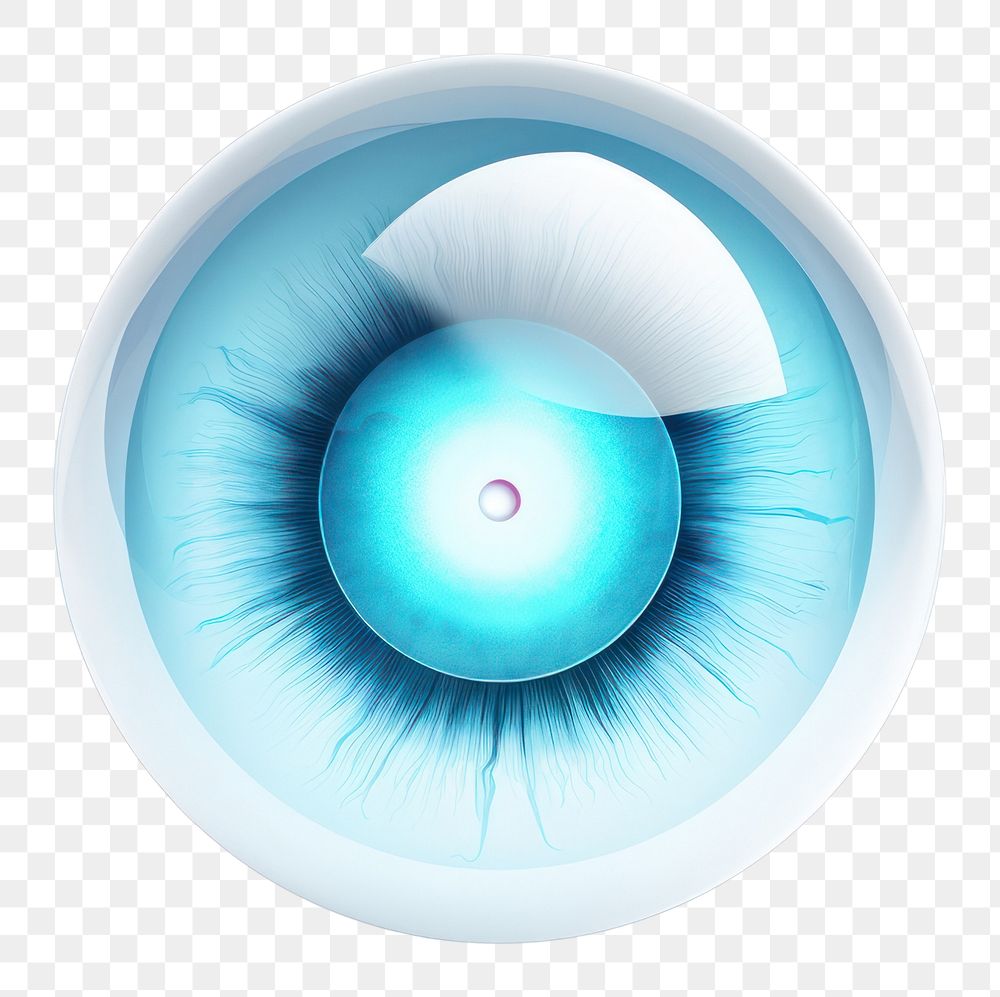 PNG  Eye simple icon technology lighting eyeball.