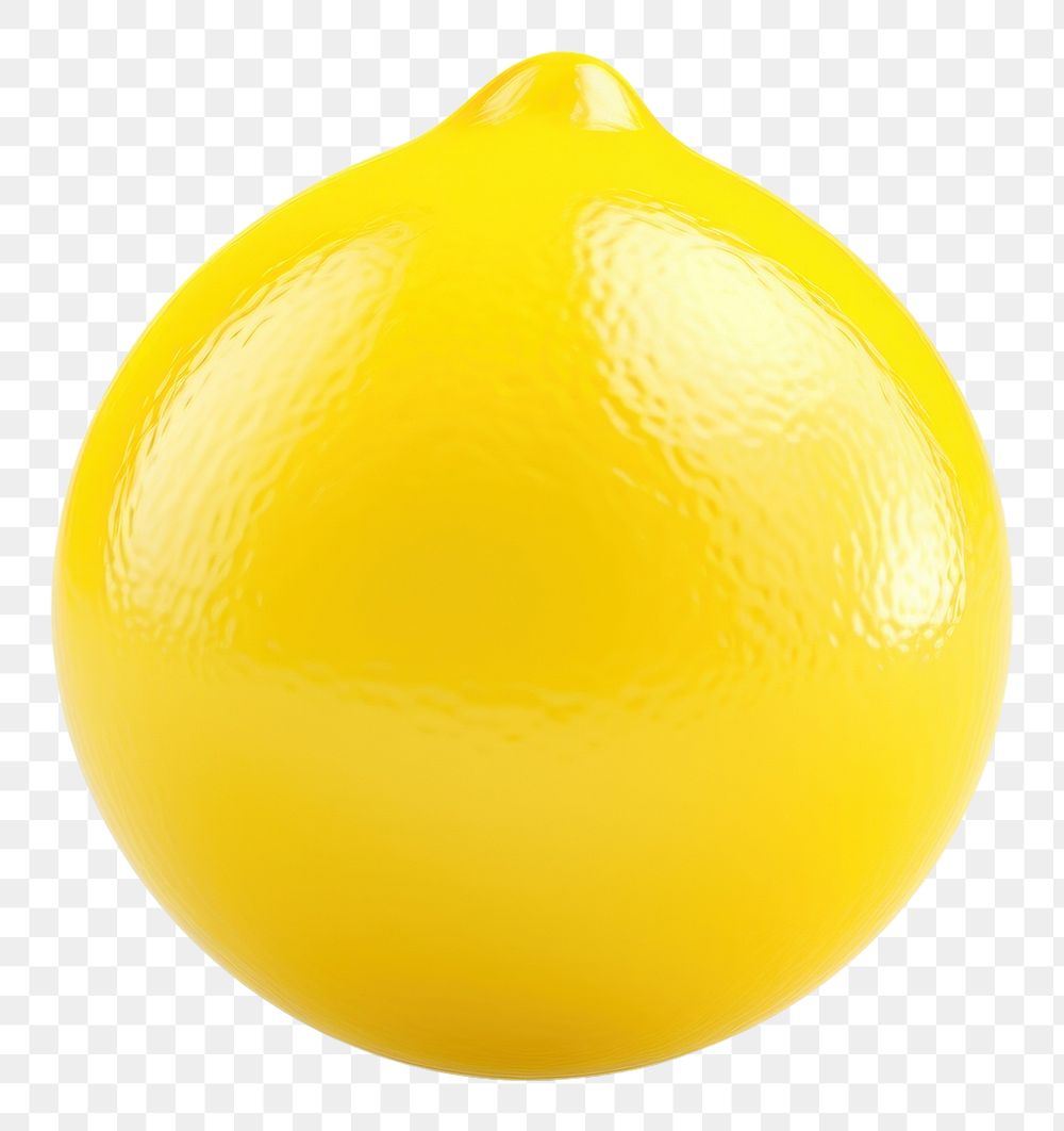 PNG  Lemon simple icon fruit food egg.