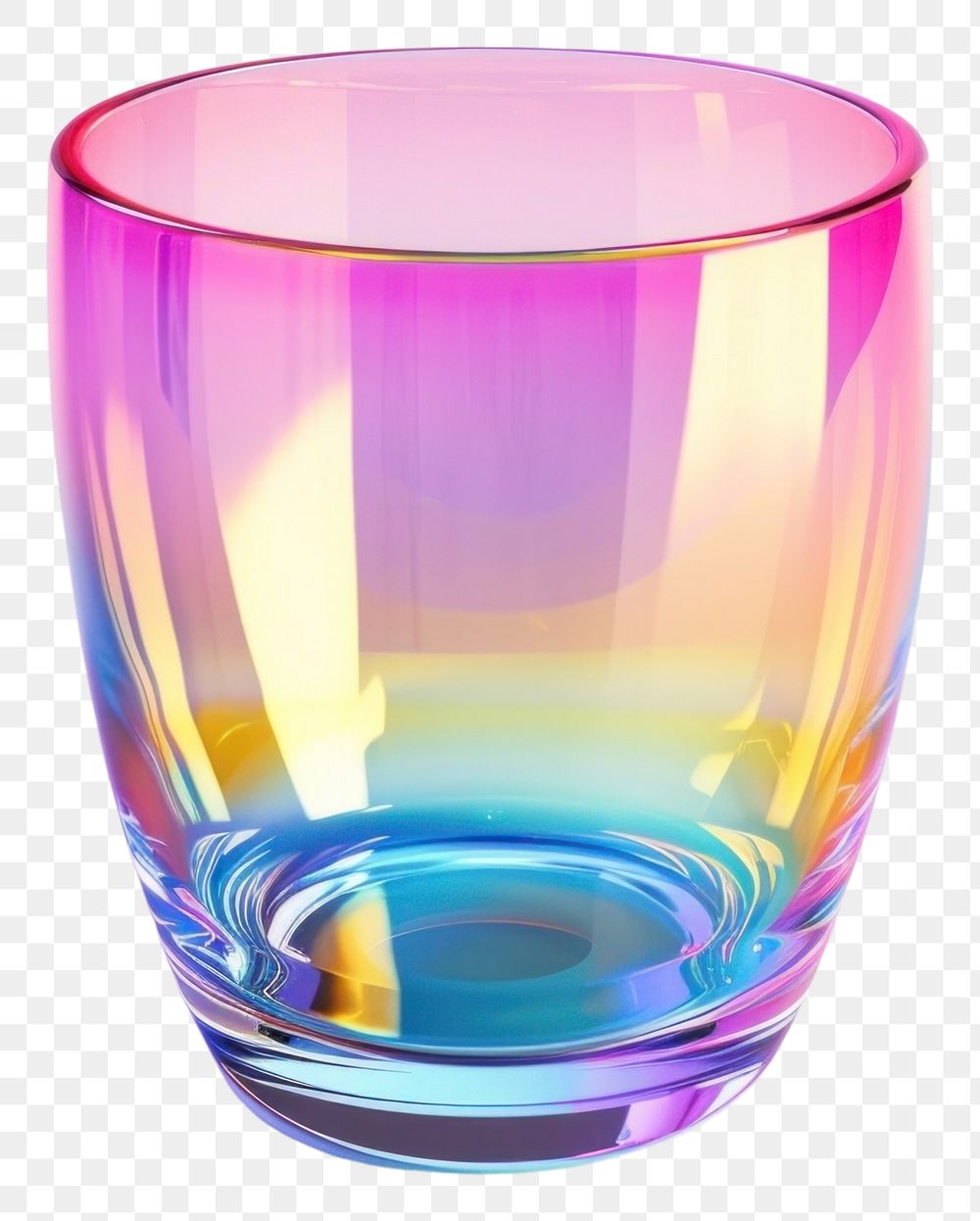 PNG Shape glass transparent vase.