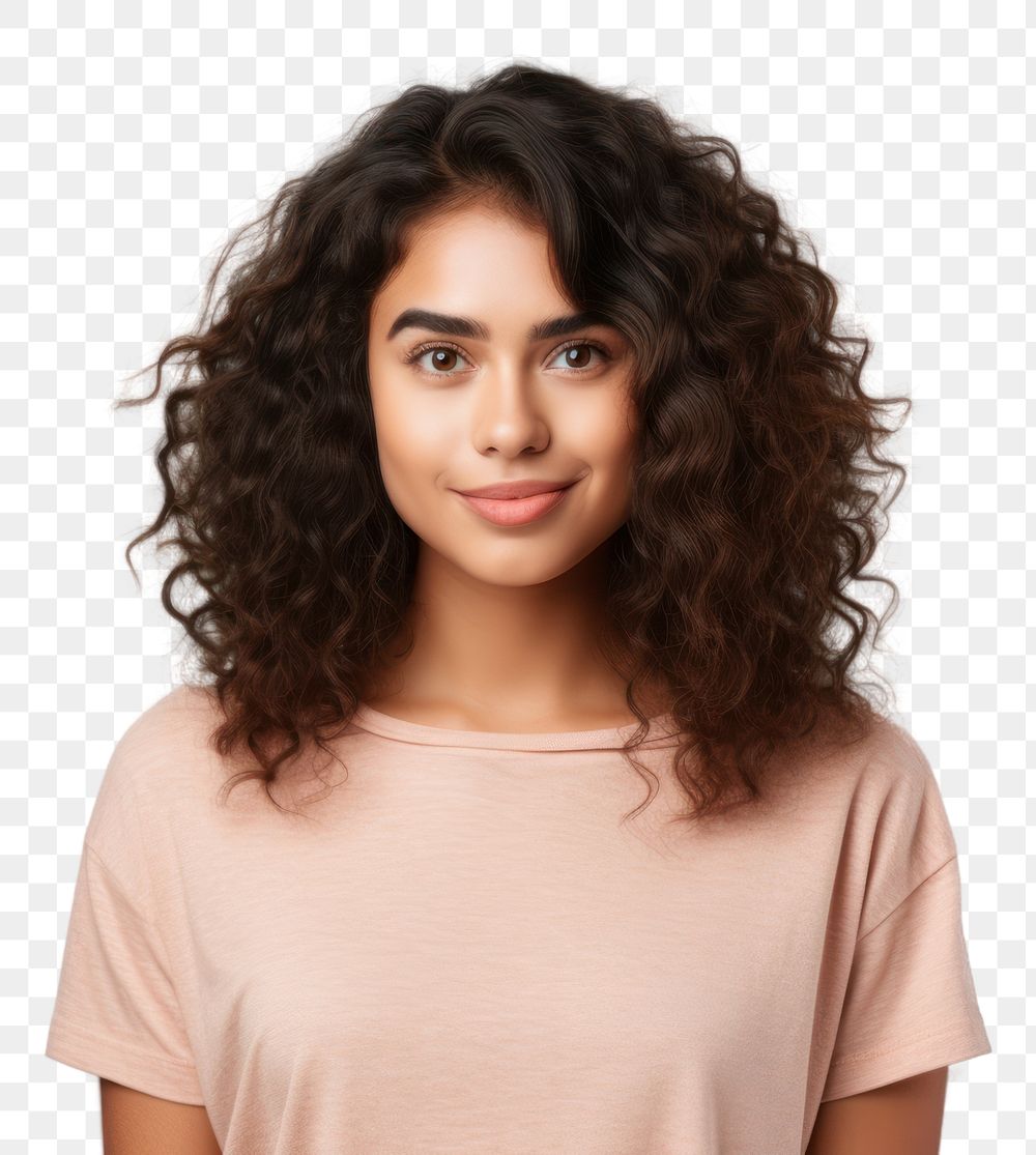 PNG Young Latina woman portrait adult smile. AI generated Image by rawpixel.