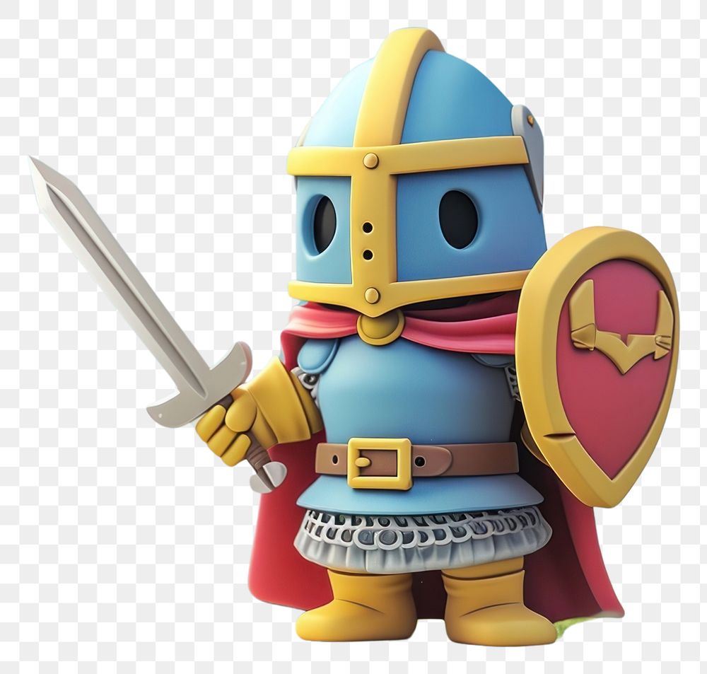 PNG  Cute knight fantasy background cartoon representation protection.