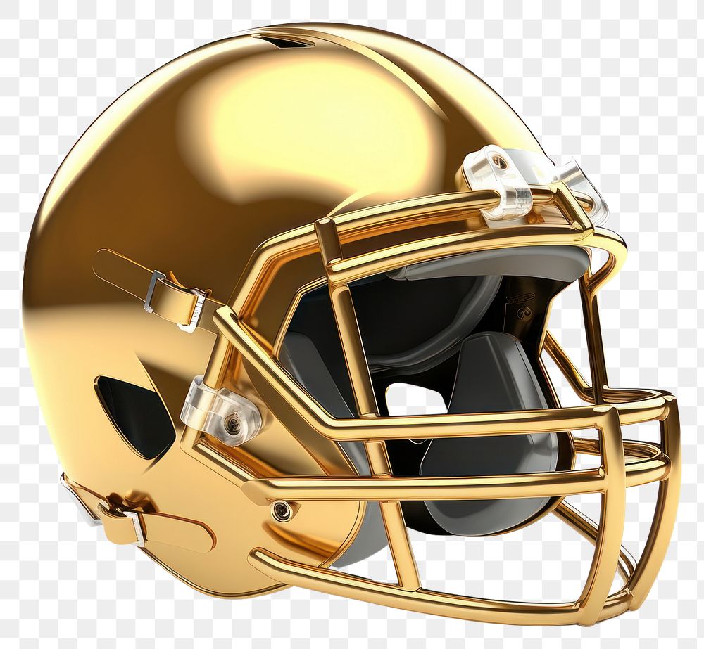 PNG  American football helmet sports gold.