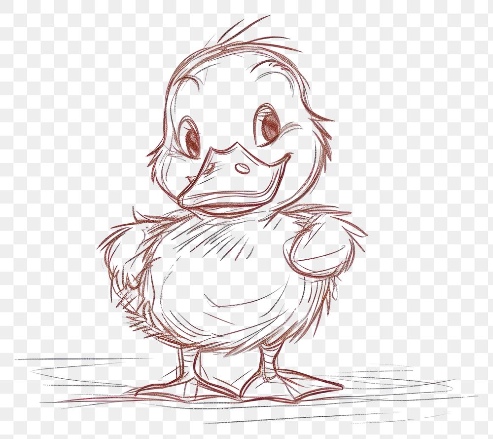 PNG Drawing sketch bird representation.