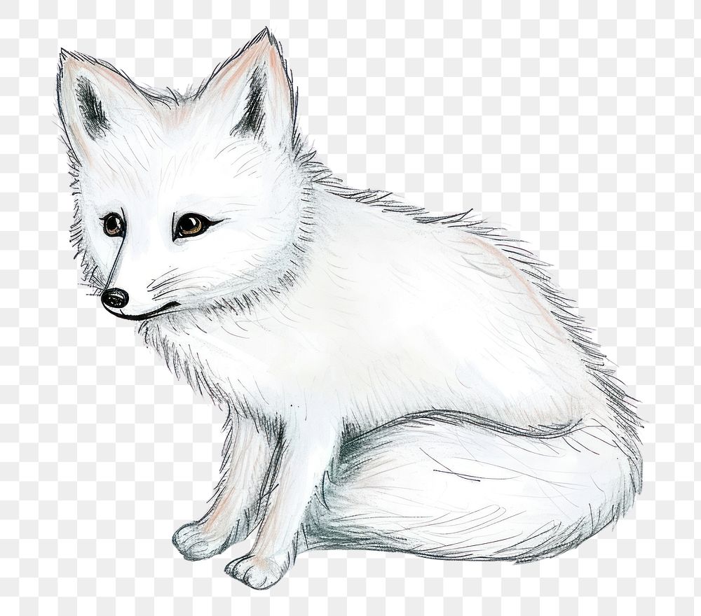 PNG Drawing mammal sketch fox.