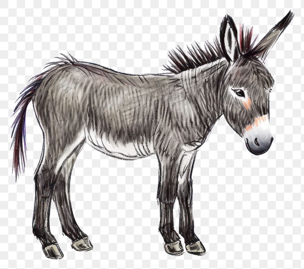 PNG Mammal donkey herbivorous livestock.