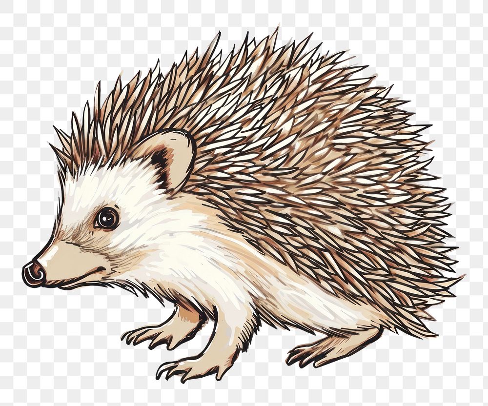 PNG Porcupine hedgehog mammal erinaceidae.
