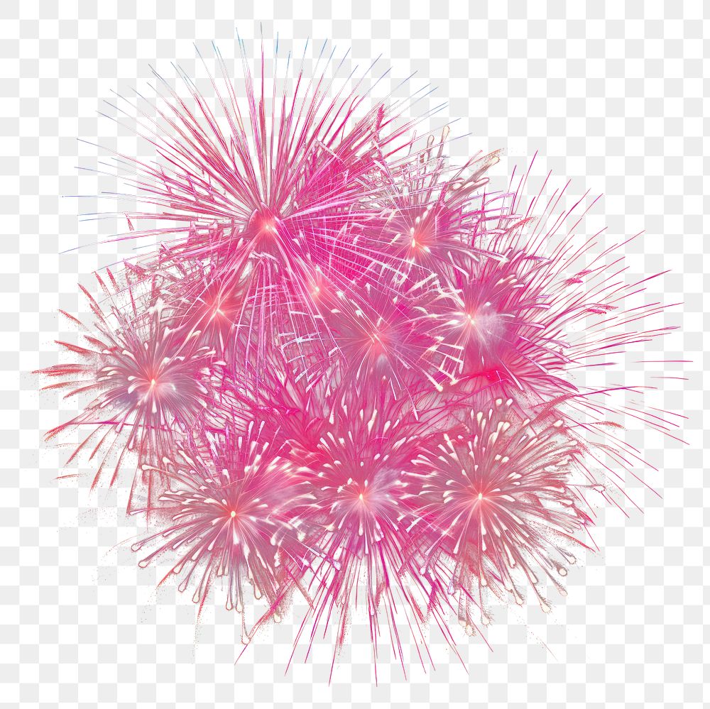 PNG  Fireworks smoke pink red. AI generated Image by rawpixel.