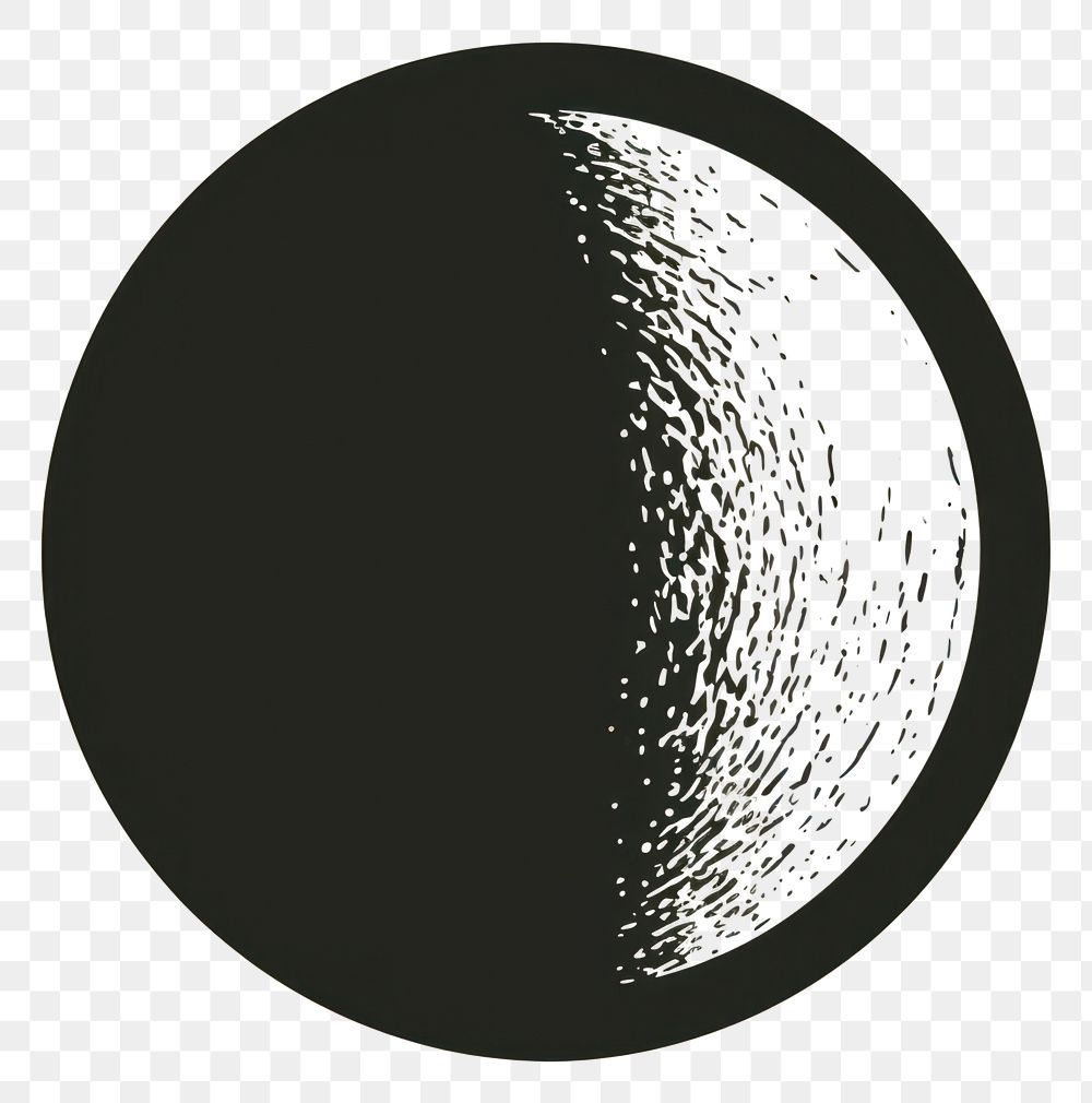 PNG Moon astronomy darkness pattern.