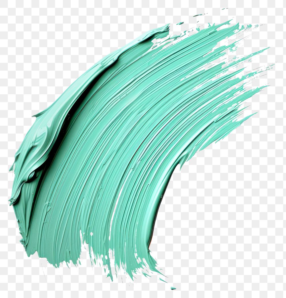 PNG Mint green brush stroke backgrounds paint white background.