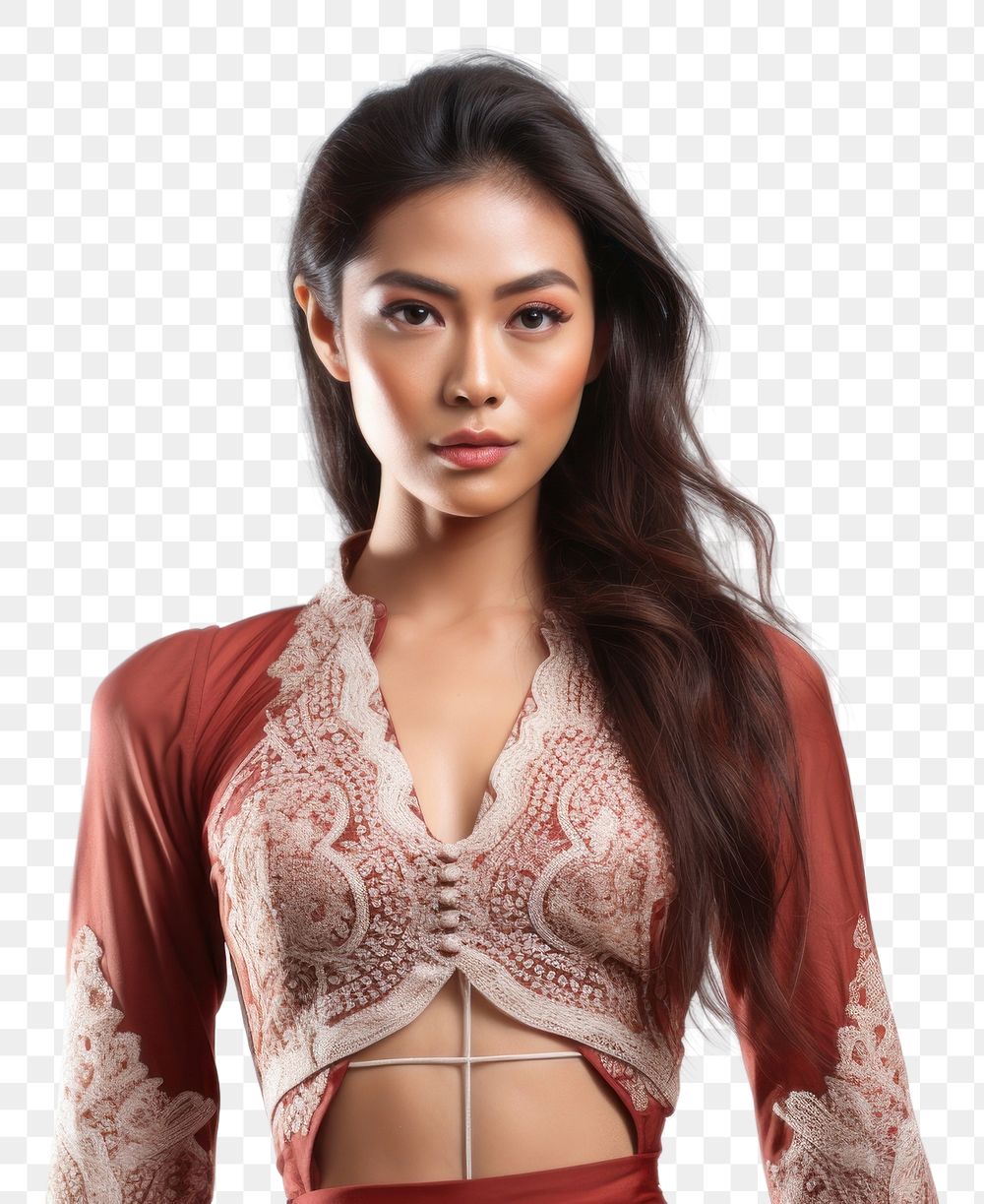 PNG Southeast asian model chic clothes lingerie portrait adult.