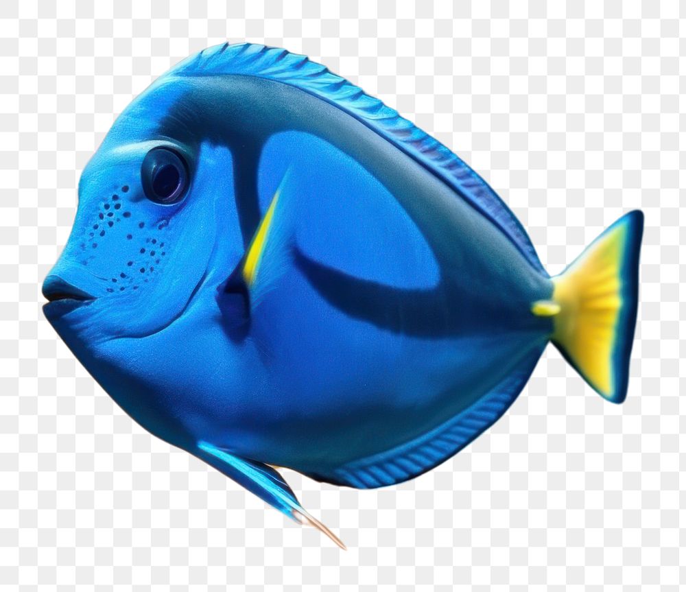 PNG Underwater photo of blue tang animal marine fish.