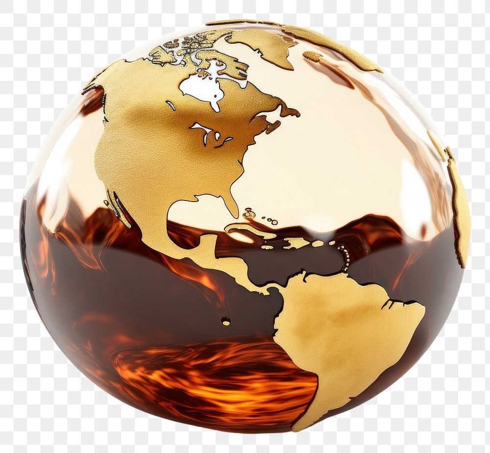 PNG Melting earth sphere planet space.